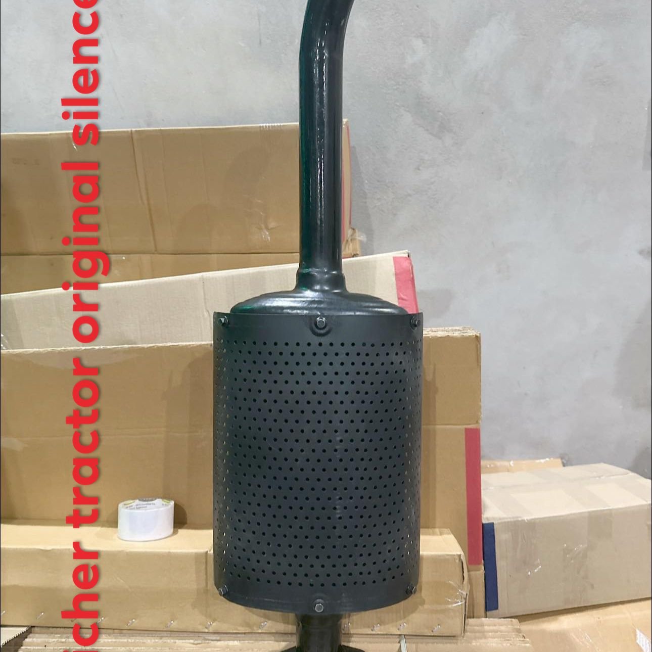 Wide-Barrel Vertical Silencer for Eicher 50 HP 4WD Tractors